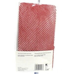 Totally Ghoul Red Diamond Fishnet Pantyhose Women’s One Size NEW